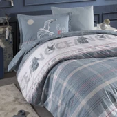 Clasy Tek Kişilik Genç Ranforce Nevresim Takımı Ocean thumbnail 2