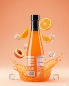 PORTAKAL VE ŞEFTALİ AROMALI İÇECEK 330 ML (X ON THE BEACH) thumbnail 2