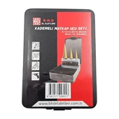 Fixonic B.H.D BHD000805 4-12 4-20 4-30mm Kademeli Matkap Ucu Seti thumbnail 1