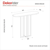 Dekorister Boressi Dresuar Siyahmermer - 8