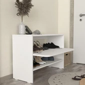 Dekorister Clementine Ayakkabılık Beyaz - 5