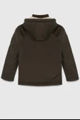 Erkek Çocuk Hakî Renk Çıkarılabilir Kapüşonlu Kaban - 2