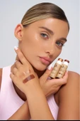 Kuatra Amber Crystal – Doğal Bakır Işıltı Highlighter Stick | Nemlendirici & Antioksidan | Plastiksiz Ambalaj - 5