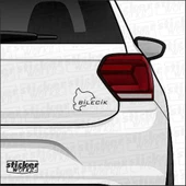 Bilecik İl Harita Sticker – Şehir Aşkını Yansıt! - 1