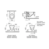 Vitra Arkitekt Asma Klozet-Beyaz 6855L003-0101 - 2