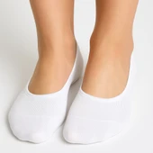 Plus Scorpion Kadın Babet Çorap 4’lü Karışık Renk – Pamuk & Polyester, Kaydırmaz Silikon thumbnail 11