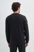 Cazador Regular Fit Scuba Kumaş Pamuk Karışımlı S-line Baskılı Sweatshirt-52380 thumbnail 4