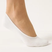 Plus Scorpion Kadın Babet Çorap 4’lü Karışık Renk – Pamuk & Polyester, Kaydırmaz Silikon thumbnail 4