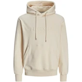 Erkek Kapüsonlu Gögüs Logo Baskili Sweatshirt thumbnail 8