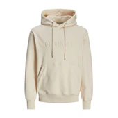 Erkek Kapüsonlu Gögüs Logo Baskili Sweatshirt thumbnail 5