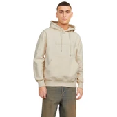 Erkek Kapüsonlu Gögüs Logo Baskili Sweatshirt thumbnail 2