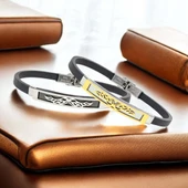 Melek Kanadı Desenli Çelik Bileklik 3183SCB003 thumbnail 3