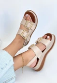 Stan Bej Cilt Sandalet thumbnail 3