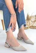 Jenti Bej Cilt Topuklu Ayakkabı thumbnail 1