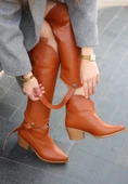 Milla Taba Cilt Tak Çıkar Topuklu Bot Ve Çizme thumbnail 2