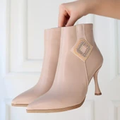 Moose Nude Cilt Topuklu Bot thumbnail 1