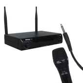 König K-700 E-E Profesyonel 663-694Mhz 2 El 2 Kanal Uhf 2x50 Kablosuz Telsiz Mikrofon - 1