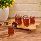 Lav çay bardağı seti takımı - 24 parça çay bardağı çay tabağı seti thumbnail 3