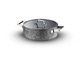 Stone-Age 24 cm Çizilmez Yanmaz Yapışmaz İndüksiyonlu Basık Tencere thumbnail 2