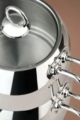 Hisar Satürn Midi Çelik Çaydanlık Cam Kapak - 2