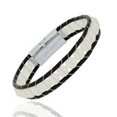 Neon Fosforlu Deri Çelik Bilelklik 31832B2D8M6 thumbnail 1