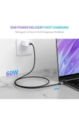 Ugreen Type-c To Type-c 3a 60w Hızlı Data Ve Şarj Kablosu 2 Metre - 2