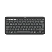 LOGITECH K380S PEBBLE KEYS 2 ÇOKLU CİHAZ ÖZELLİKLİ BLUETOOTH TÜRKÇE Q KLAVYE GRİ 920-011859 thumbnail 2