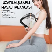 Profesyonel Şarjlı Masaj Tabancası - Derin Doku Masajı, 6 Hız Ayarlı, 4 Başlıklı Şarj Edilebilir Masaj Aleti Uzun Saplı Masaj Cihazı Darbeli Titreşimli Masaj Aleti thumbnail 2