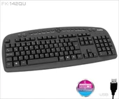 FRISBY FK-142QU USB Q TR MM SİYAH KABLOLU KLAVYE thumbnail 1