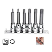 Ceta Form C28S-Rr6L 6 Parça 1/2” Rıbe Uçlu Lokma Takımı - Uzun Tip thumbnail 1