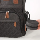 M&Y Lucky Anne Bebek Bakım Sırt Çantası 6690 Siyah thumbnail 3