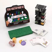 200 Chip Ve 2 Adet İskambil Kağıt Setine Sahip Poker Oyunu Alk2601 - 1
