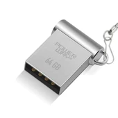 Powerway 64GB USB 3.0 Metal Mini Flash Bellek thumbnail 3