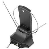 PowerMaster SG-029A Saatli UHF-VHF TV Üstü Anten İç Mekan TV Anteni thumbnail 2