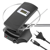 PowerMaster SG-029A Saatli UHF-VHF TV Üstü Anten İç Mekan TV Anteni thumbnail 1