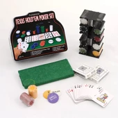 200 Chip Ve 2 Adet İskambil Kağıt Setine Sahip Poker Oyunu Alk2601 - 1
