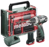 Metabo  Akülü Matkap Powermaxx Bs Basix Set 12V + LC 0 Parça - 1