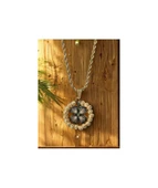 Jade'm Gold Paslanmaz Çelik Dört Yapraklı Yonca Kolye - 1