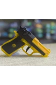 BalonKasaba Mini Glock Su Tabancası 13x10 cm Kaydırmalı Kızaklı Su Tabancası Kaliteli - 5