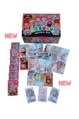 Toys Labubu Oyun Kartları ve Stıckerler 6 Minik Kutu (Her Kutuda 6 Adet kart 1 adet stıcker) Kutusuz - 1