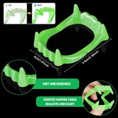 Nessiworld Karanlıkta Parlayan Fosforlu Çift Damak Takma Vampir Dişi thumbnail 3