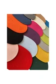 HHKARTS Jüt Amerikan Servis Sofra Altlığı, Masa Dekoru Supla Oval Antrasit 30x40 6lı - 8