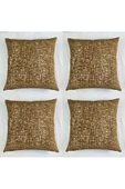 HHKARTS Dekoratif Şönil Kırlent Kılıfı 4'lü 40x40 - 1