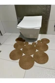 HHKARTS Jüt Klozet Önü Paspas Kahverengi - 2