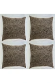 HHKARTS Dekoratif Şönil 40x40 Kırlent Kılıfı 4'lü 40x40 - 1