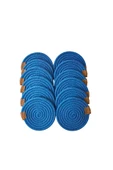 HHKARTS Jüt Bardak Kupa Altlığı Mavi 13cm 12li - 2