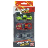 3'lü Araba Yarış Seti - Die Cast - DS045 thumbnail 5