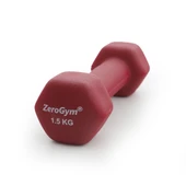 Zerogym Neopren Kaplı  İçi Demir Dambıl 1,5 kg Mor 1 Adet - 1