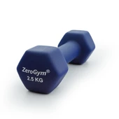 Zerogym Neopren Kaplı İçi Demir Dambıl 2,5 kg Mavi 1 Adet - 1