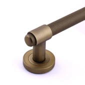 Punch Mat Antik Sarı 25 cm Sürgülü Kapı Çekme Kolu Tutma Kulpu Kulbu Çelik Dış Kapı Tutamağı Kol thumbnail 7